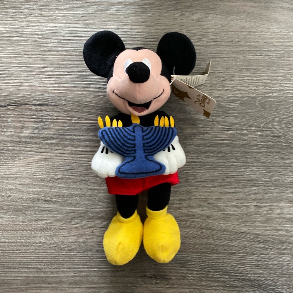 Mini Bean Bag Hanukkah Mickey Mouse